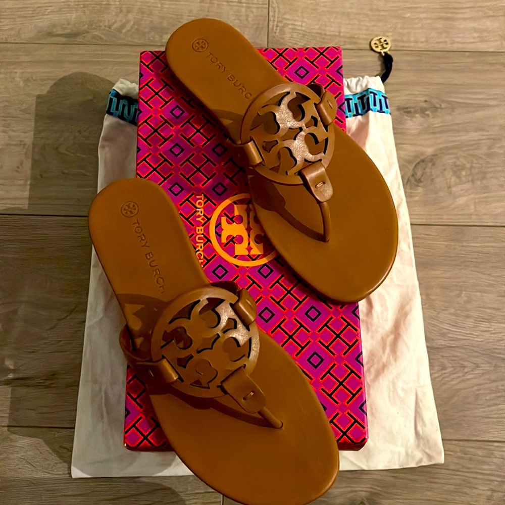 Tory Burch Miller Calf Leather (Brown) - New Condition